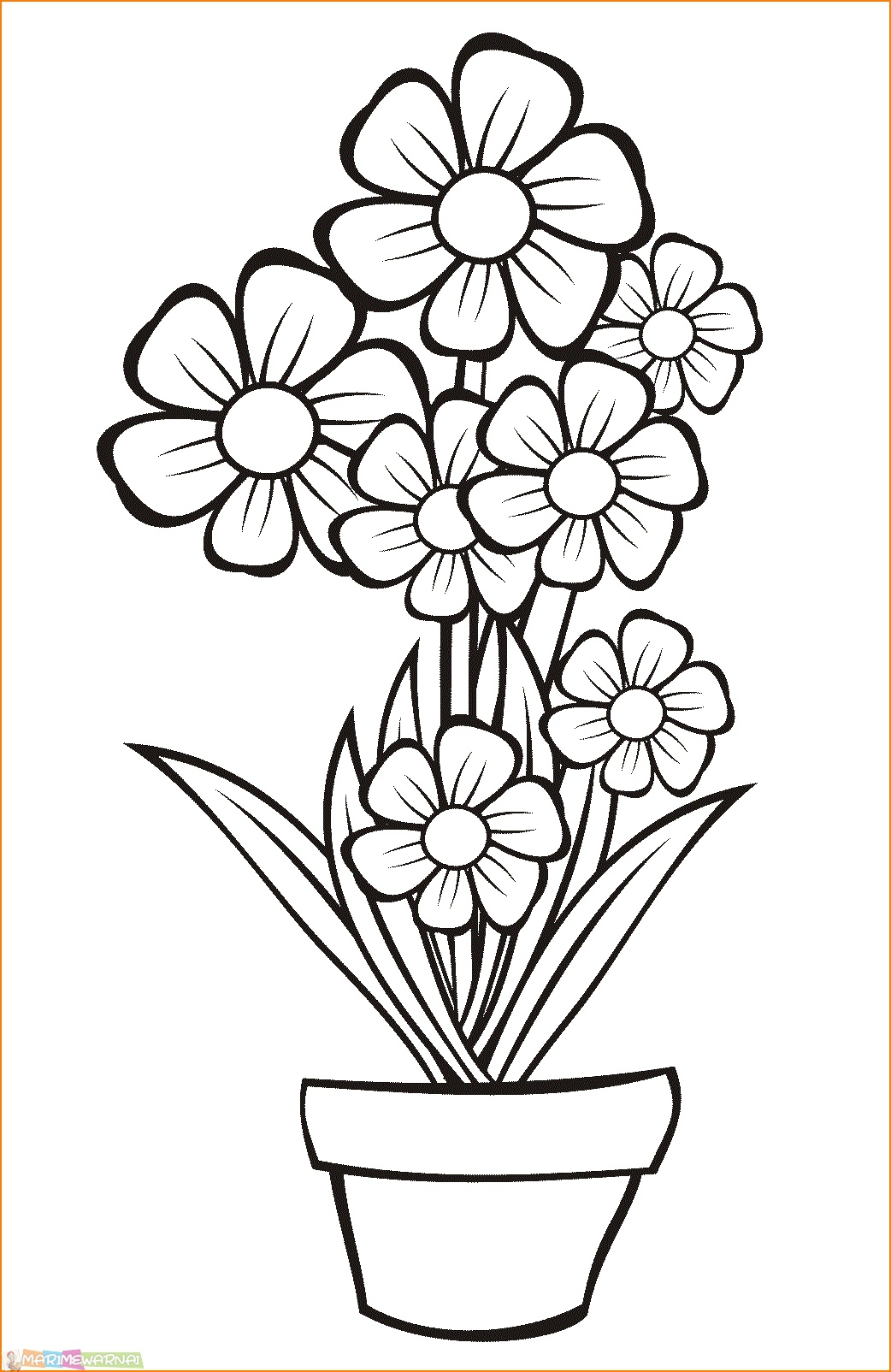 Detail Gambar Sketsa Pot Bunga Nomer 24