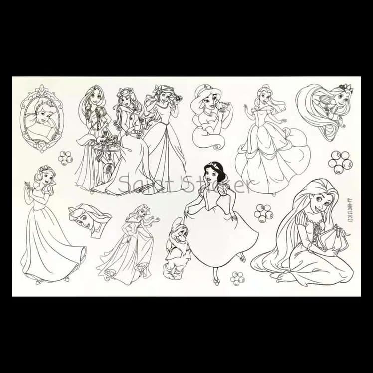 Detail Gambar Sketsa Princess Nomer 17