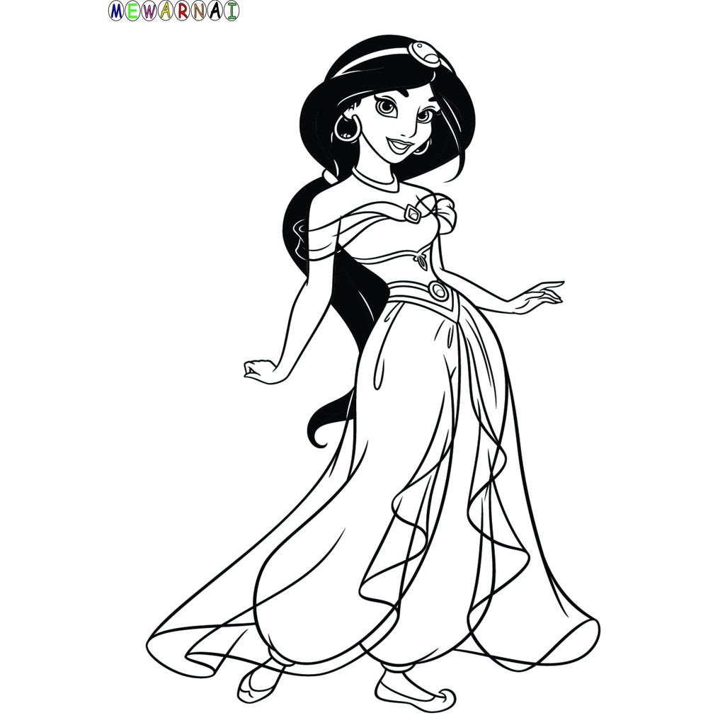 Detail Gambar Sketsa Princess Nomer 20