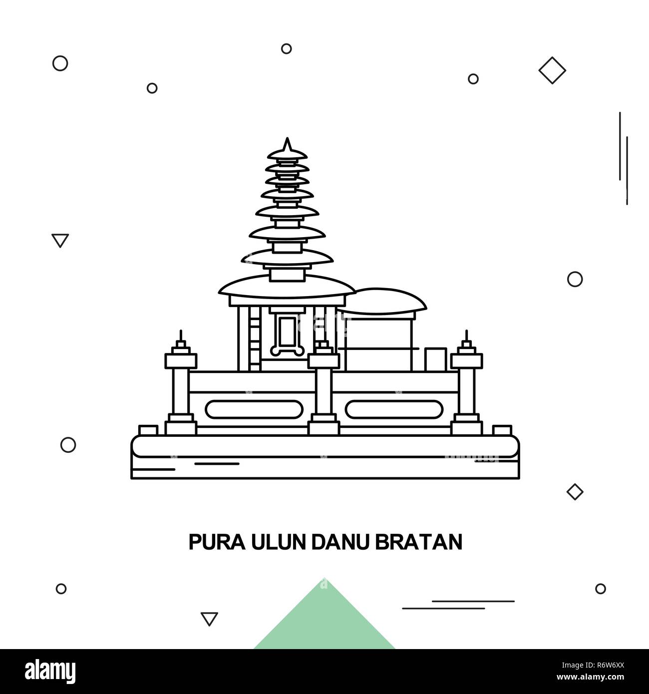 Gambar Sketsa Pura Hindu - KibrisPDR