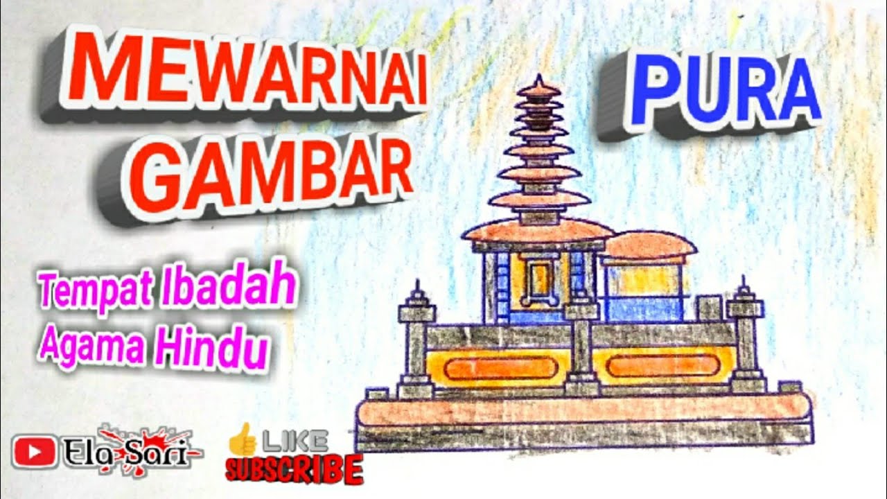 Detail Gambar Sketsa Pura Hindu Nomer 19