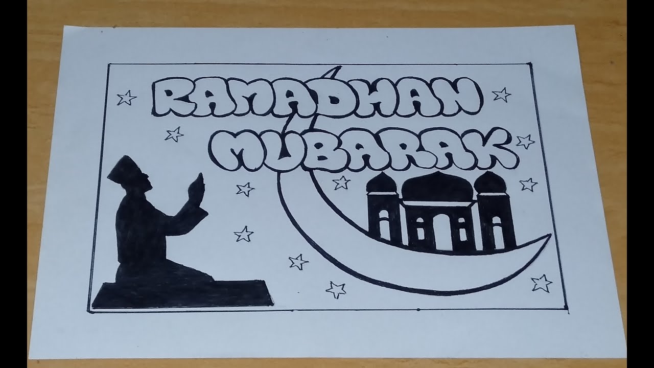 Detail Gambar Sketsa Ramadhan Nomer 19