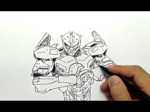 Detail Gambar Sketsa Robot Nomer 27