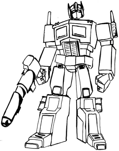 Detail Gambar Sketsa Robot Nomer 6