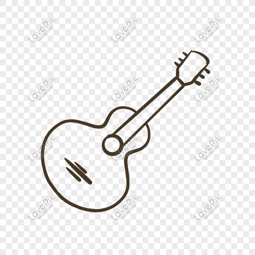 Detail Gambar Sketsa Romantic Guitar Nomer 13