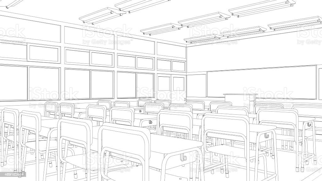 Download Gambar Sketsa Ruangan Kelas Nomer 14
