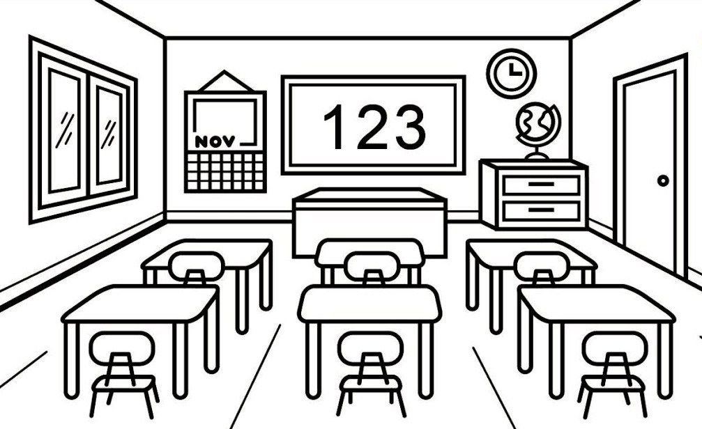 Detail Gambar Sketsa Ruangan Kelas Nomer 27