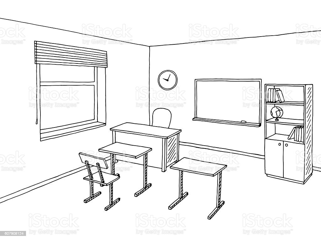 Detail Gambar Sketsa Ruangan Kelas Nomer 4
