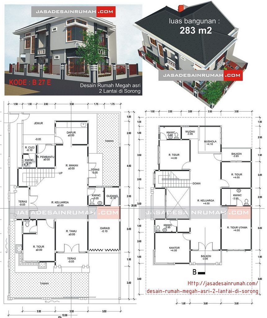 Gambar Sketsa Rumah Mewah - KibrisPDR