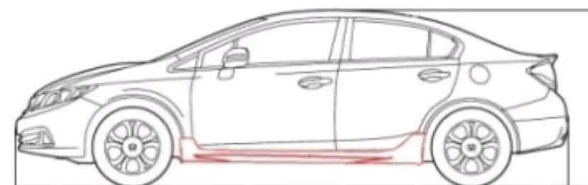 Detail Gambar Sketsa Samping Mobil Sedan Nomer 8