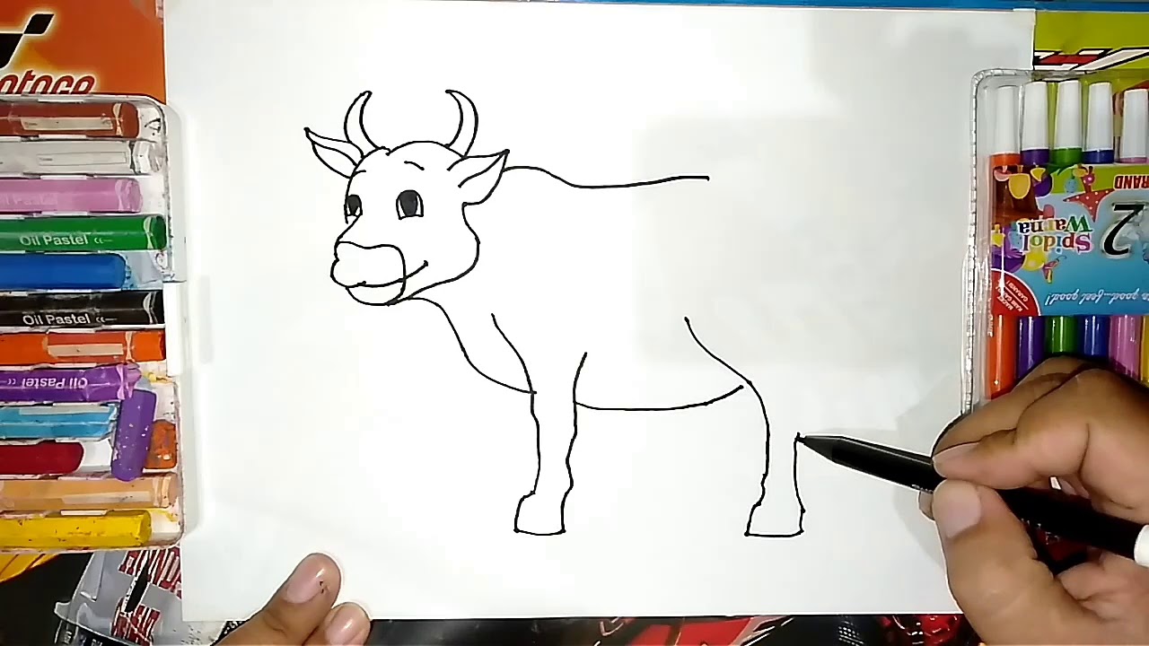 Detail Gambar Sketsa Sapi Nomer 46