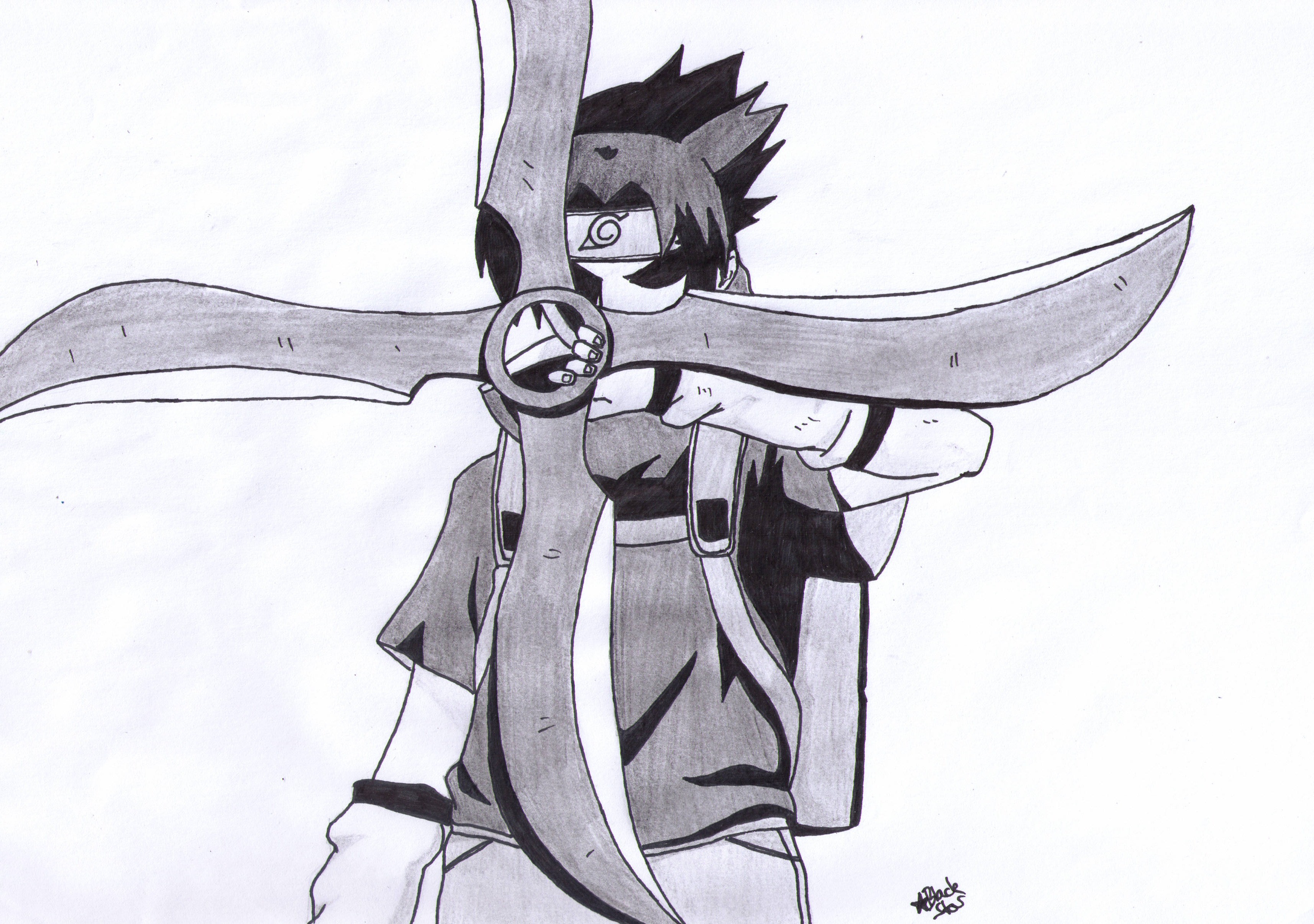 Detail Gambar Sketsa Sasuke Nomer 22