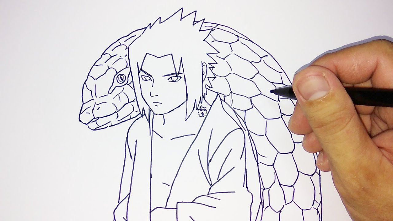 Detail Gambar Sketsa Sasuke Nomer 32