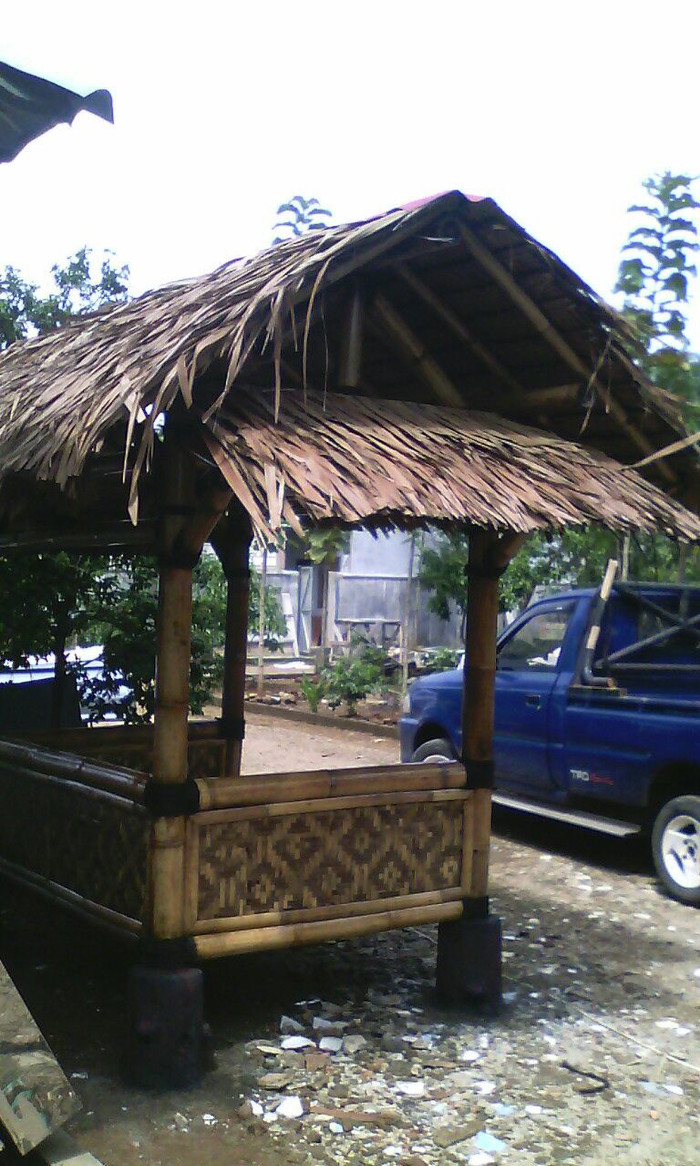 Detail Gambar Sketsa Saung Bambu Nomer 12