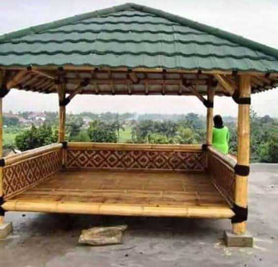 Detail Gambar Sketsa Saung Bambu Koleksi Nomer 6