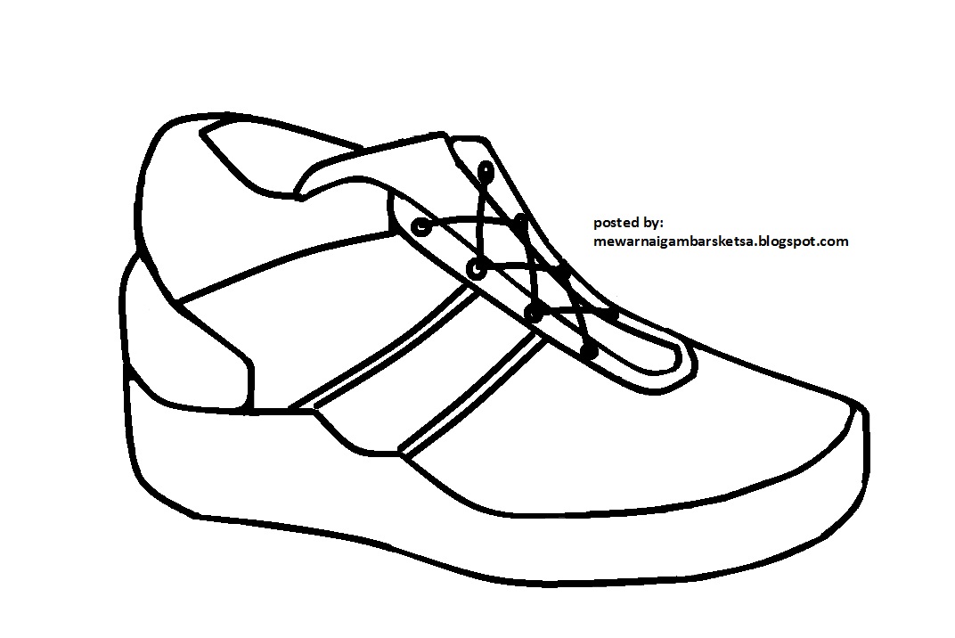 Detail Gambar Sketsa Sepatu Nomer 52