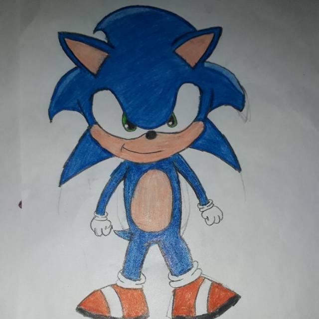 Detail Gambar Sketsa Sonic Nomer 11