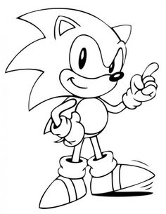 Detail Gambar Sketsa Sonic Nomer 14