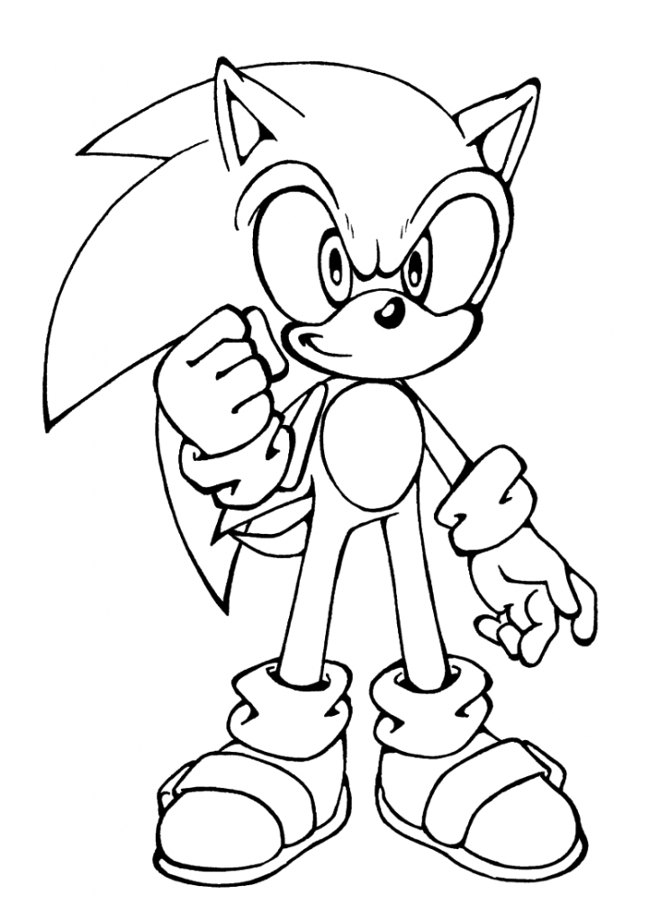 Detail Gambar Sketsa Sonic Nomer 3