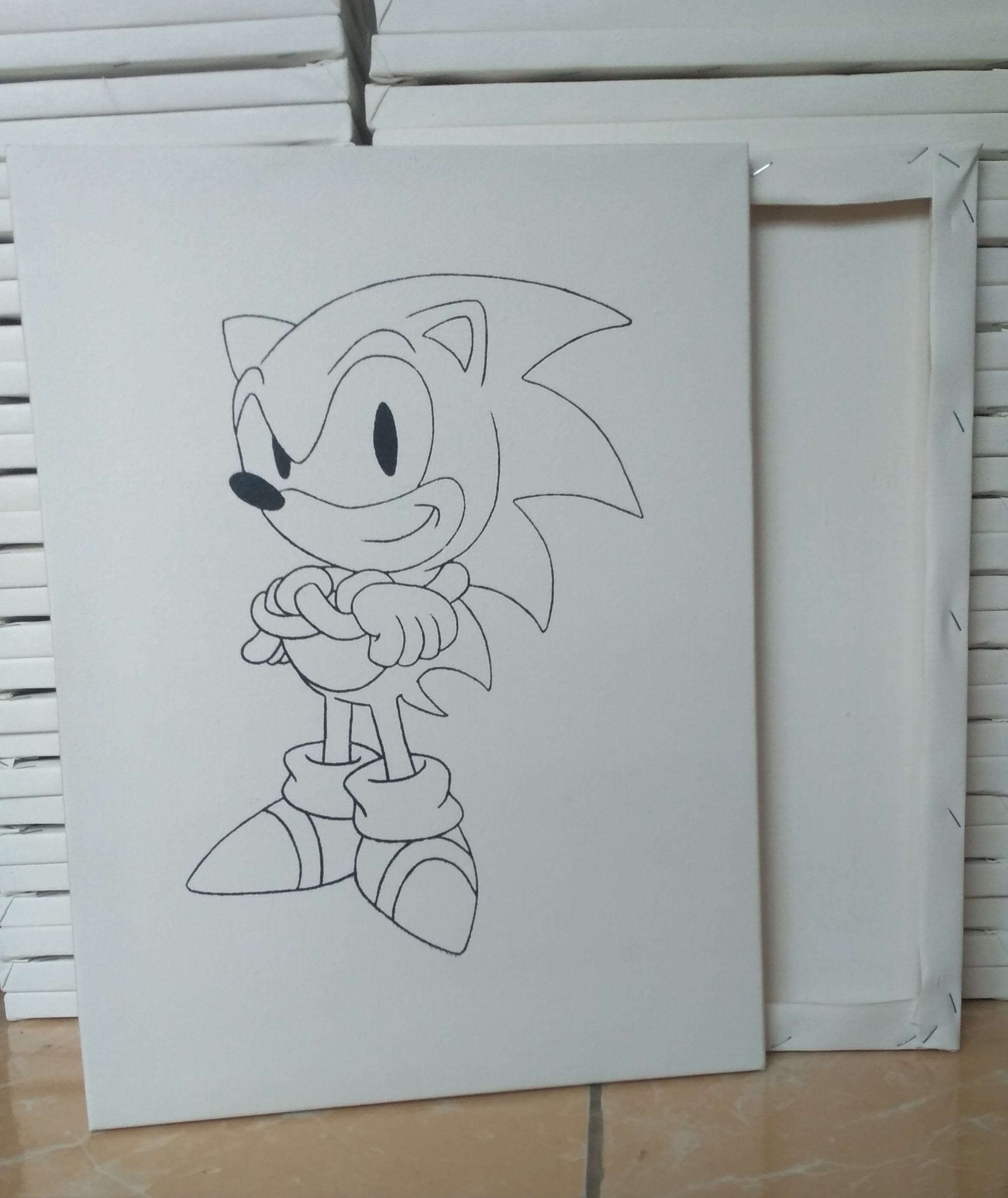 Detail Gambar Sketsa Sonic Nomer 30