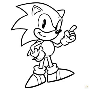 Detail Gambar Sketsa Sonic Nomer 35
