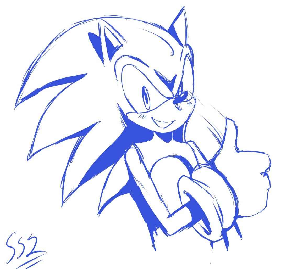 Detail Gambar Sketsa Sonic Nomer 5