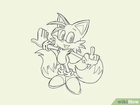 Detail Gambar Sketsa Sonic Nomer 44