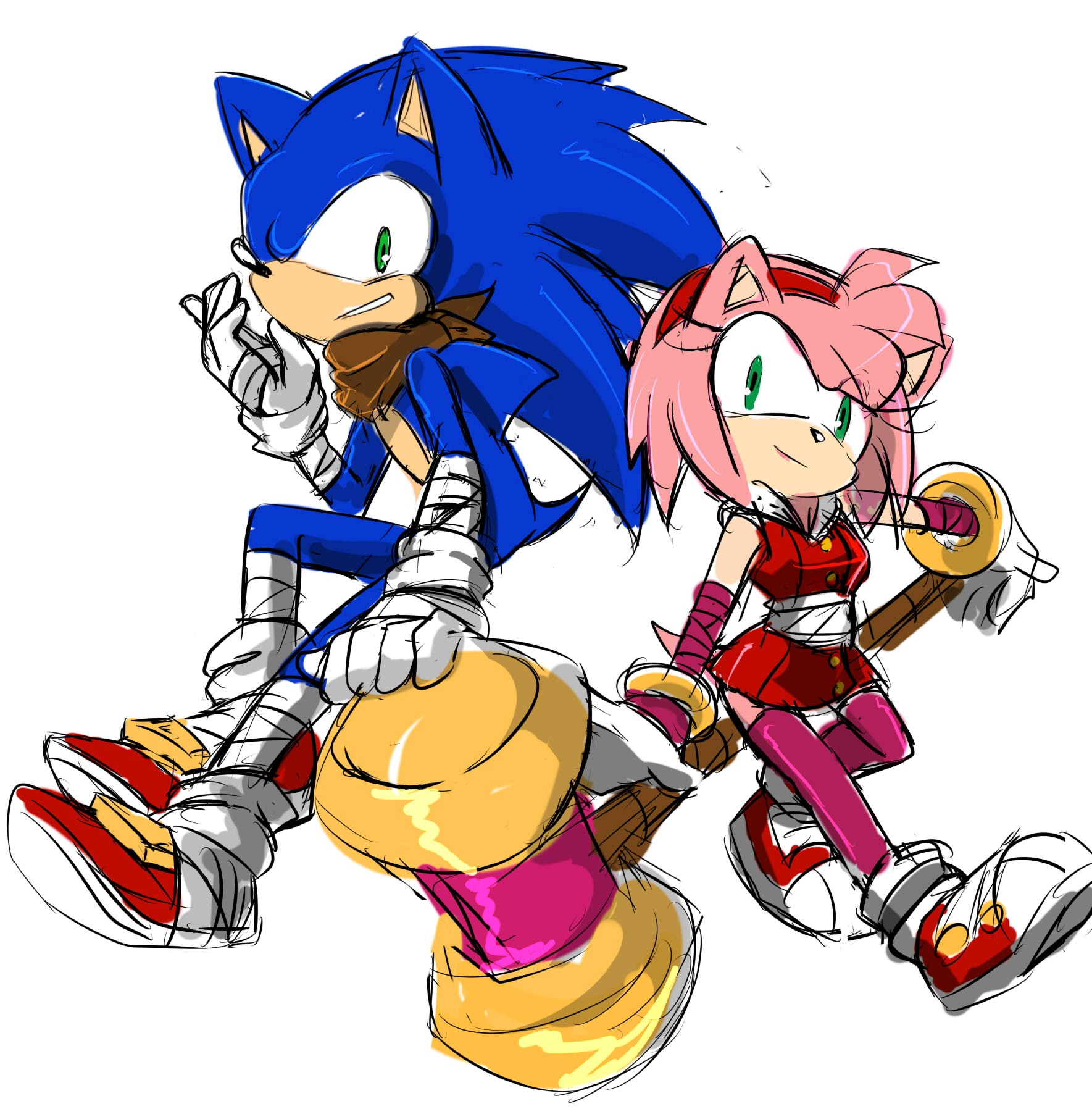 Detail Gambar Sketsa Sonic Nomer 45