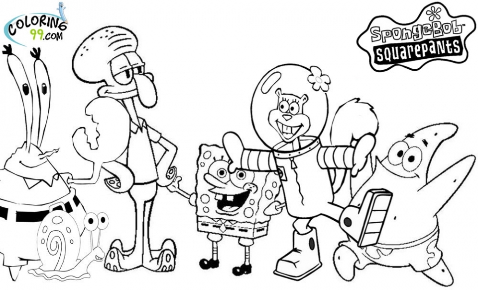 Detail Gambar Sketsa Spongebob Nomer 18