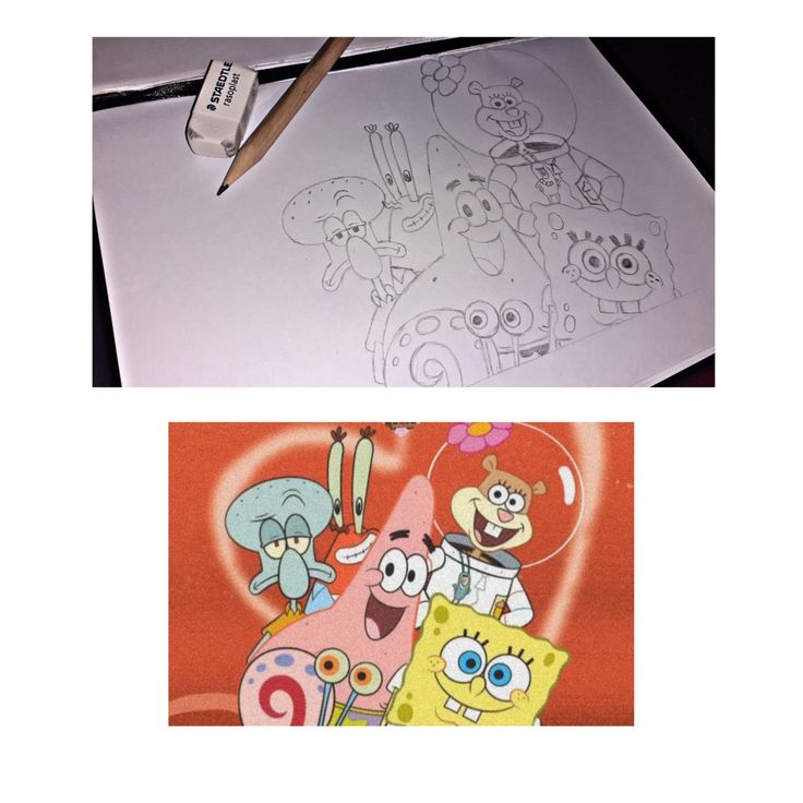 Detail Gambar Sketsa Spongebob Nomer 29