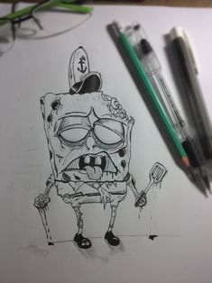 Detail Gambar Sketsa Spongebob Nomer 33