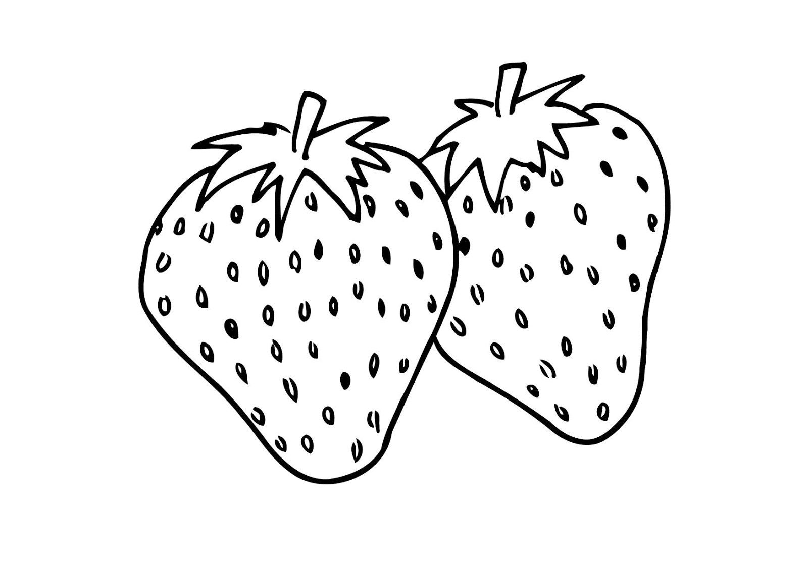 Detail Gambar Sketsa Strawberry Nomer 9