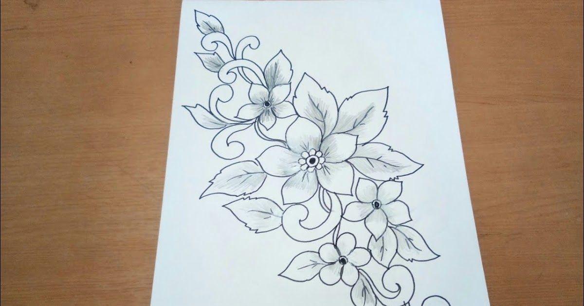 Detail Gambar Sketsa Sulaman Bunga Nomer 12
