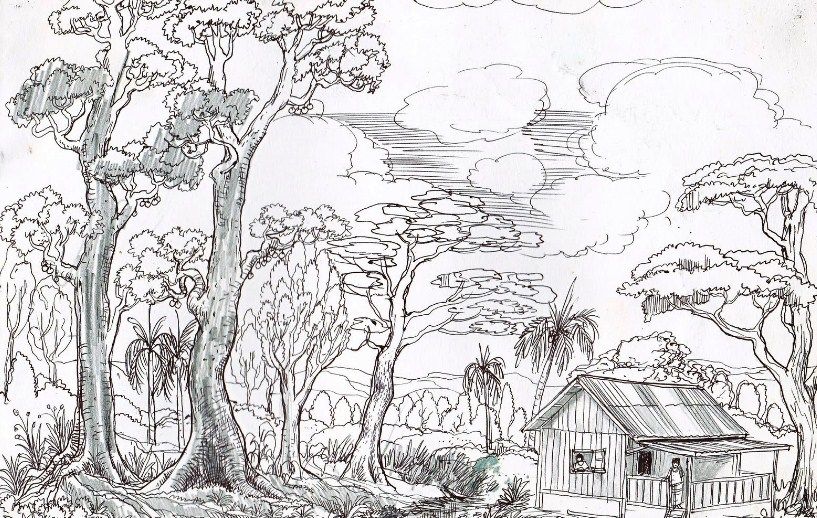 Detail Gambar Sketsa Sungai Nomer 48