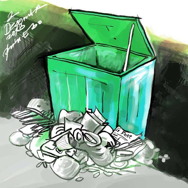 Detail Gambar Sketsa Tempat Sampah Nomer 28