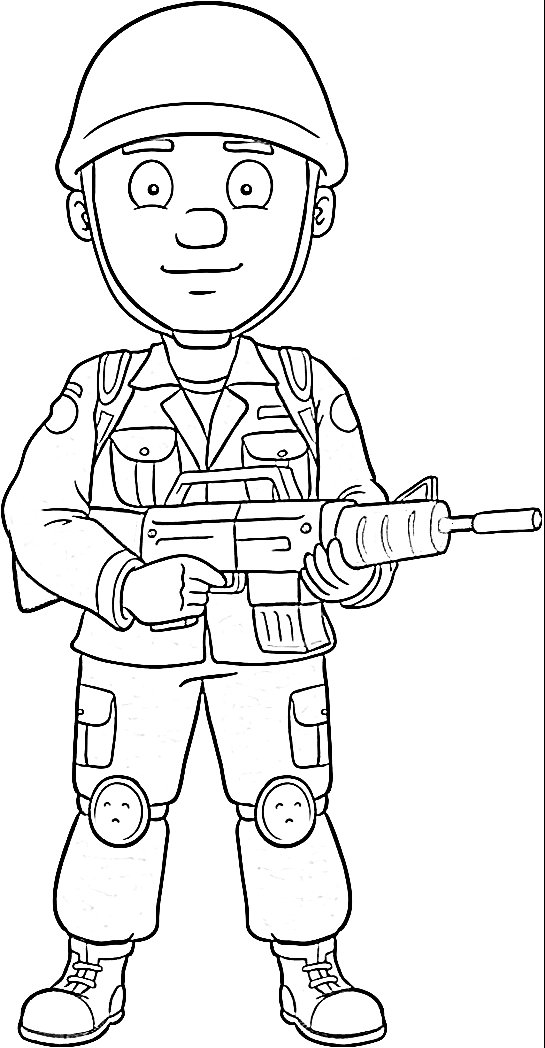 Detail Gambar Sketsa Tentara Nomer 46