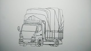 Detail Gambar Sketsa Truk Nomer 24