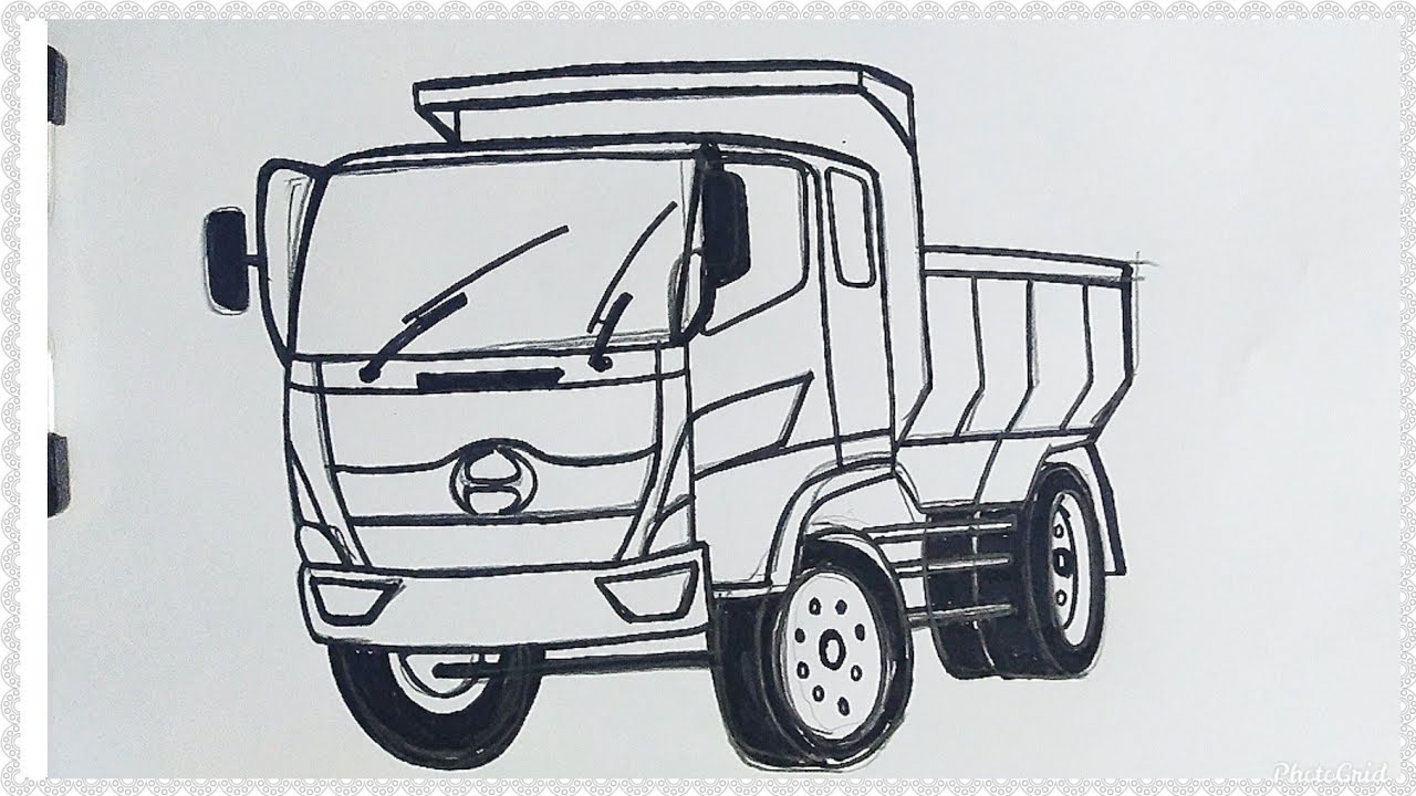 Detail Gambar Sketsa Truk Oleng Nomer 29