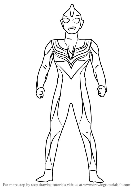 Detail Gambar Sketsa Ultraman Nomer 2