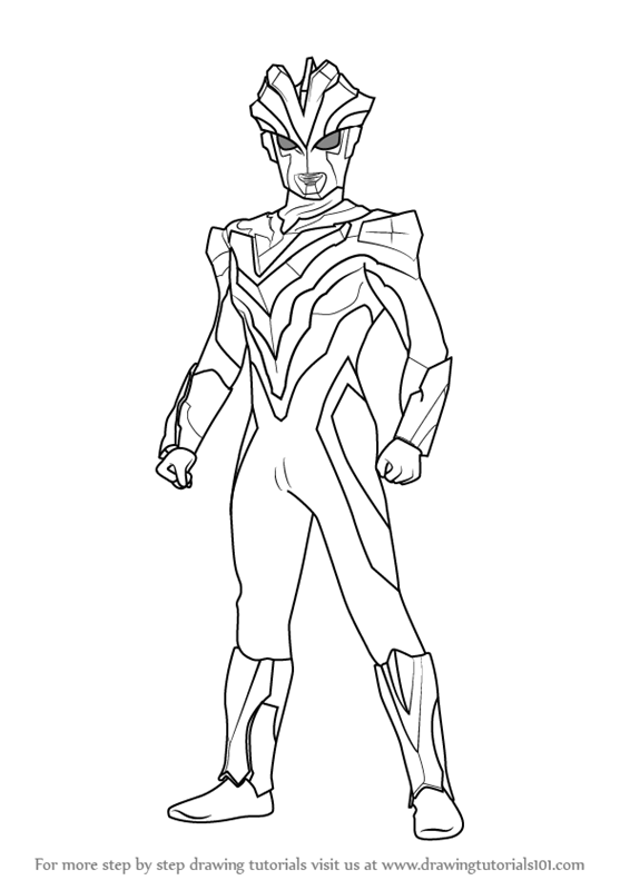 Detail Gambar Sketsa Ultraman Nomer 21