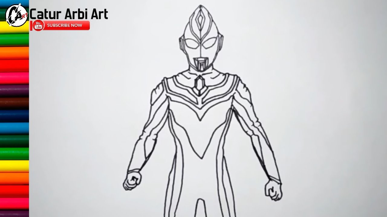 Detail Gambar Sketsa Ultraman Nomer 38