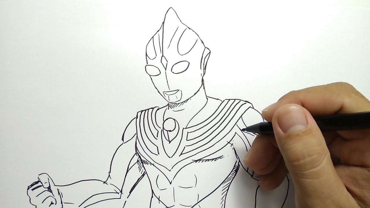 Detail Gambar Sketsa Ultraman Nomer 45