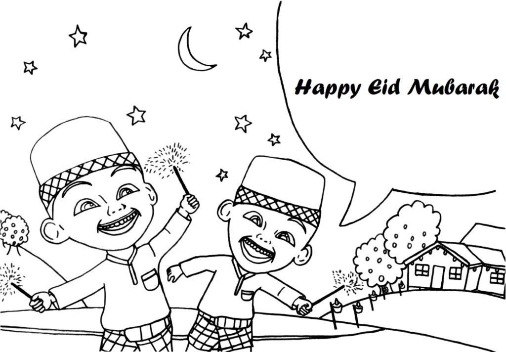 Detail Gambar Sketsa Upin Ipin Nomer 16