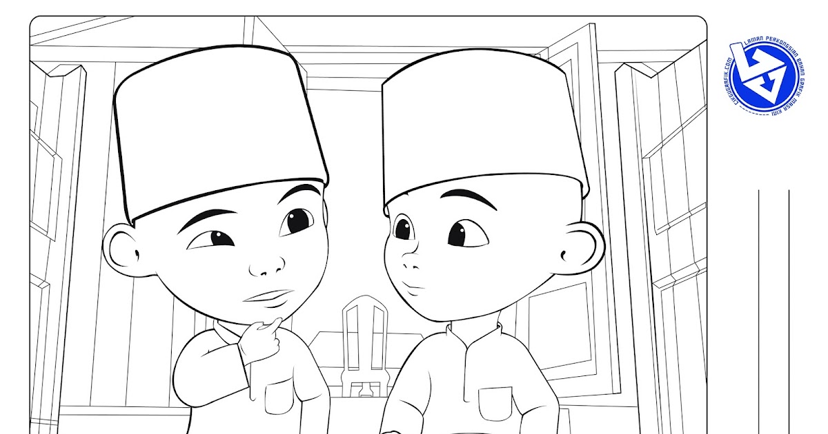 Detail Gambar Sketsa Upin Ipin Nomer 23