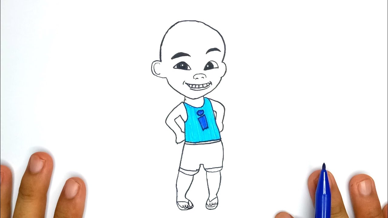 Detail Gambar Sketsa Upin Ipin Nomer 34