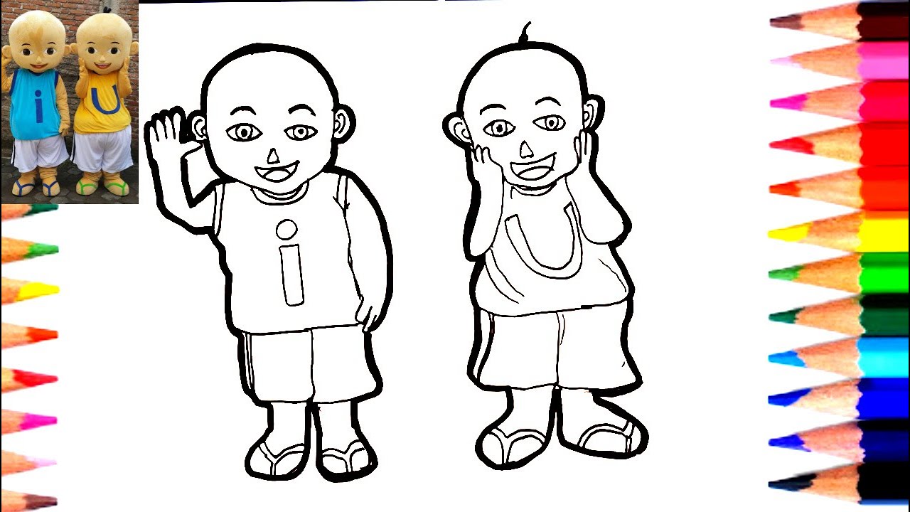 Detail Gambar Sketsa Upin Ipin Nomer 46