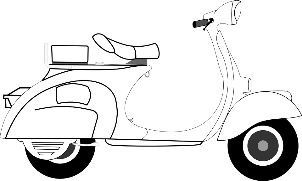 Detail Gambar Sketsa Vespa Nomer 6