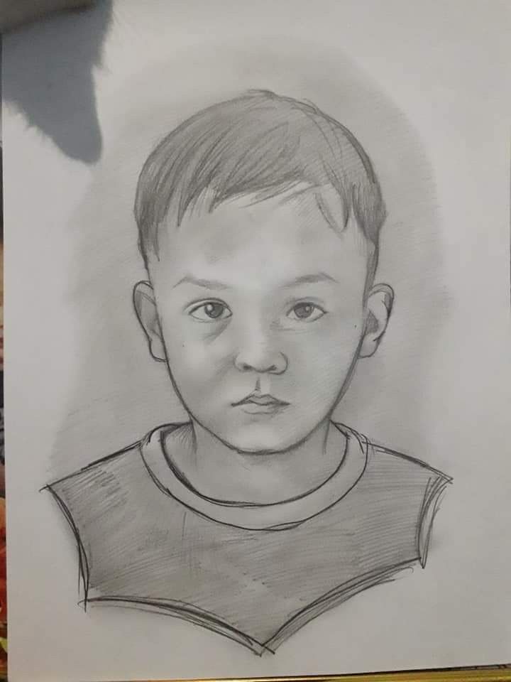 Detail Gambar Sketsa Wajah Anak Kecil Nomer 3