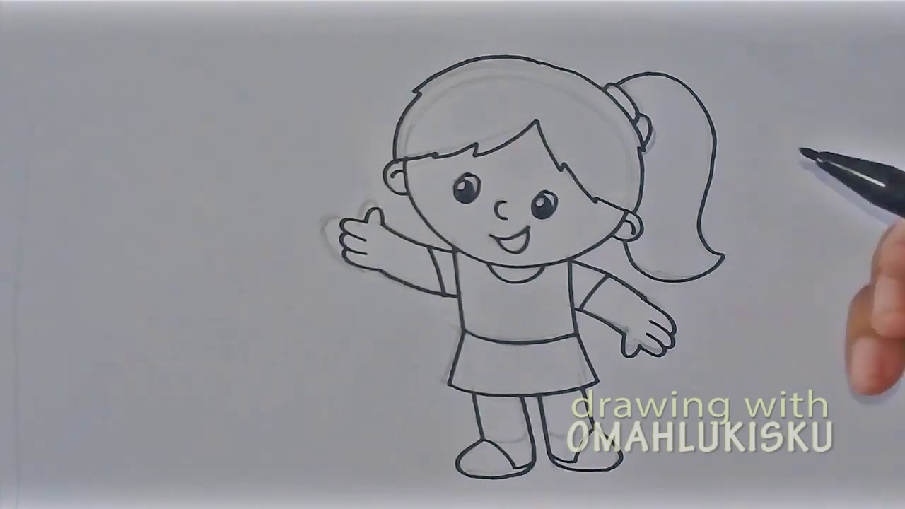 Detail Gambar Sketsa Wajah Anak Kecil Nomer 42