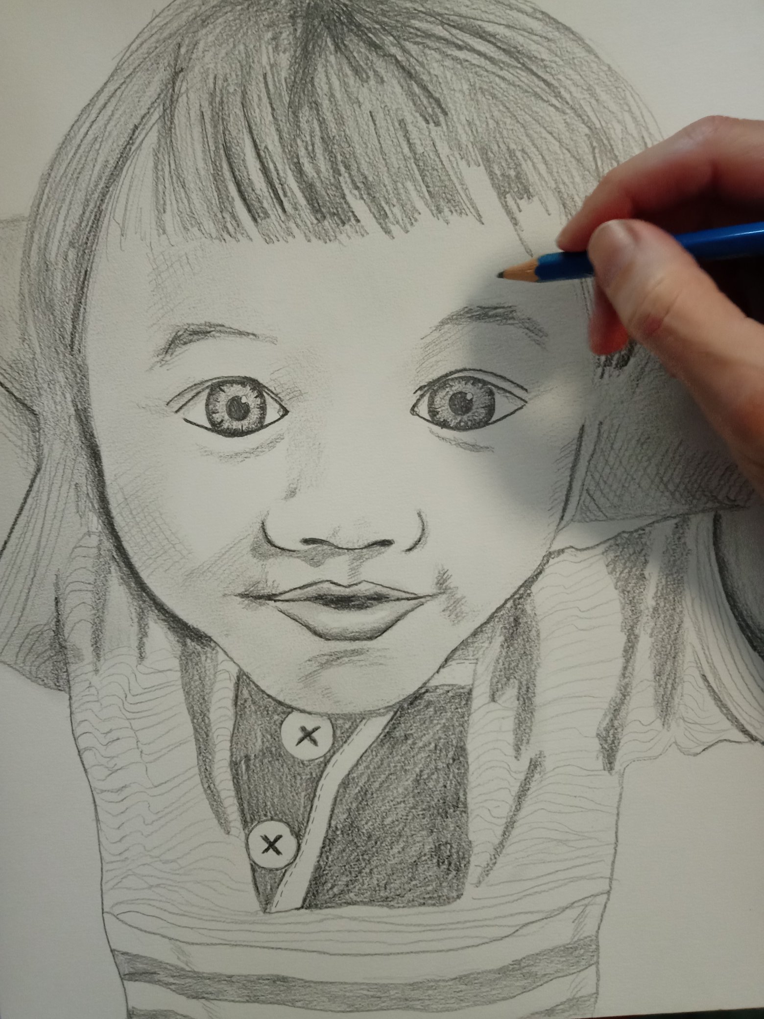 Detail Gambar Sketsa Wajah Anak Kecil Nomer 47